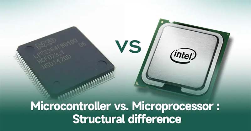microcontroller vs. microprocessor