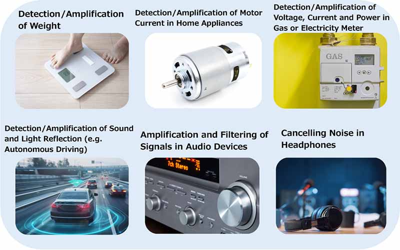 elektronicte operasyonel amplifikatörün uygulaması
