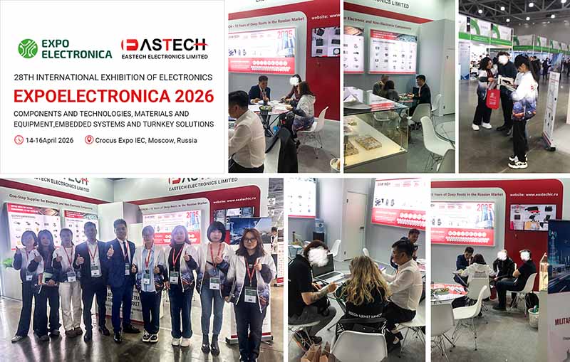 Eastech, ExpoElectronica & ExpoCifra 2026 fuarında
