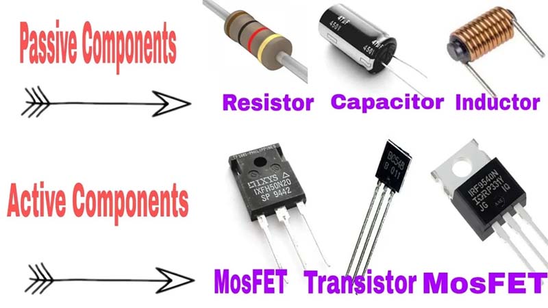 aktif ve pasif elektronik bileşenler arasındaki fark