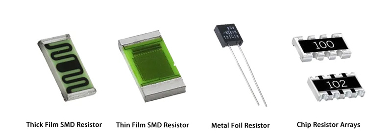 smd dirençlerin ana türleri ve uygulamaları